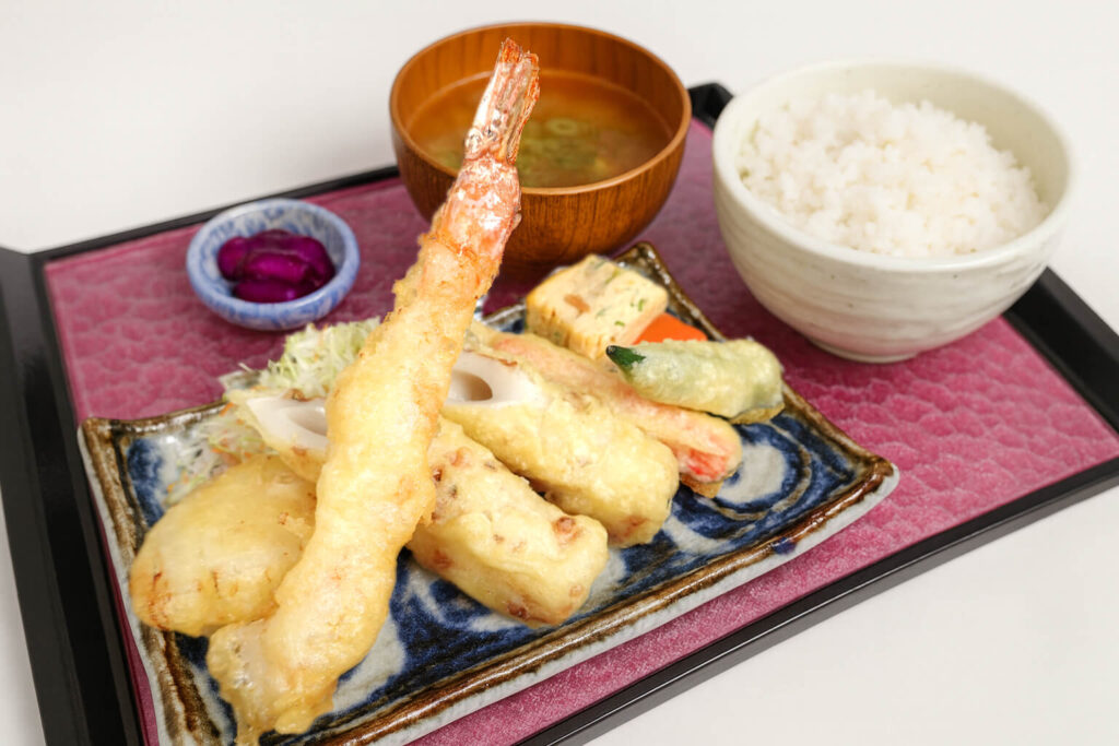 海老天定食