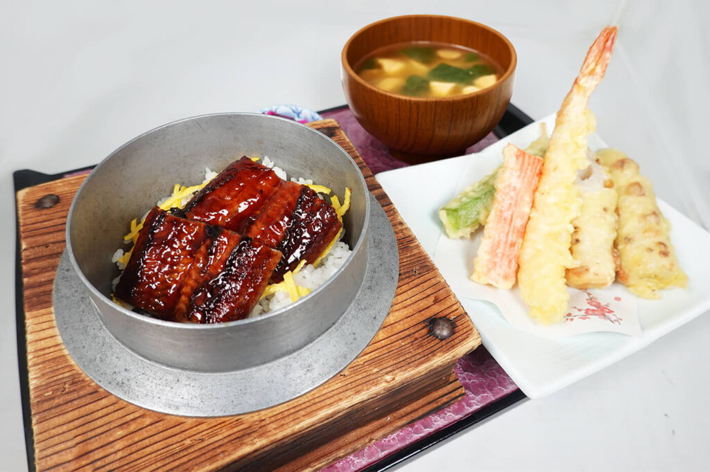 鰻天ぷら定食