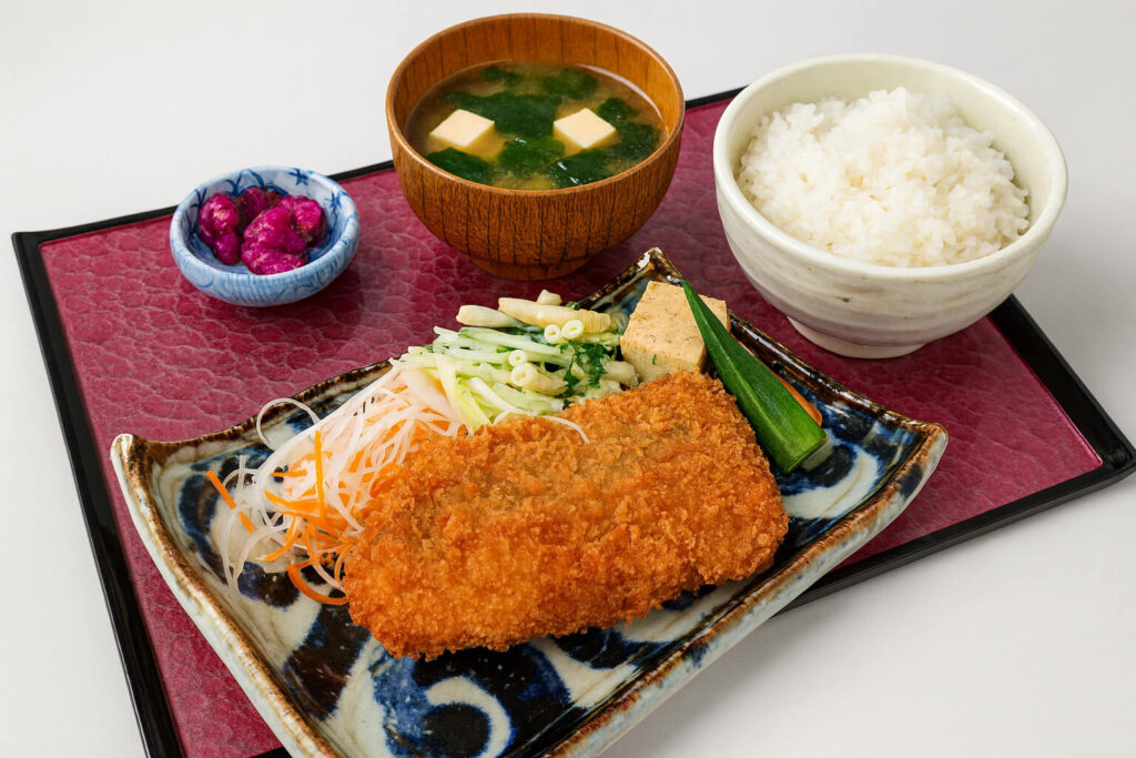 アジフライ定食