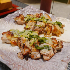 鶏の黒胡椒焼き