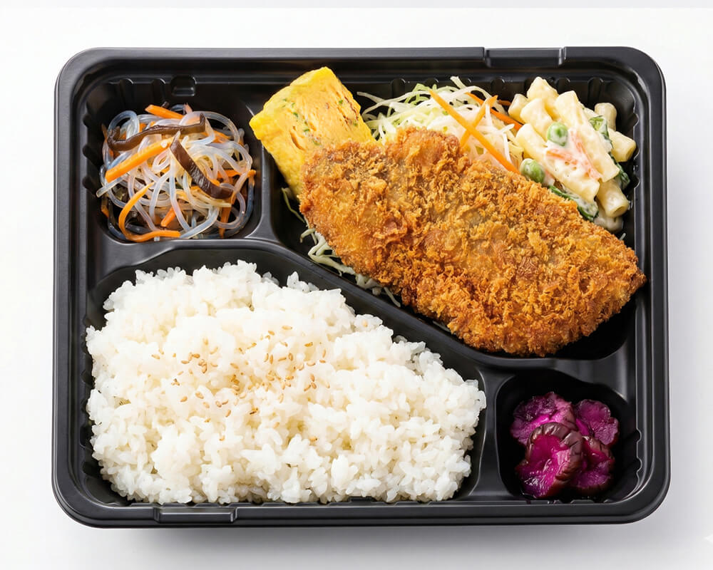 アジフライ弁当